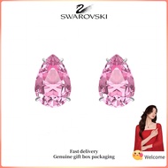 ♈Swarovski♈ Womens Fashion Earrings S925 Silver Pink Crystal Earrings Valentines Day Gift Birthday G