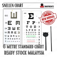 Eye chart Snellen Chart with Eye Occluder E type and Alphabet type