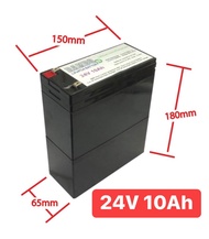 แอมป์เต็มแท้ LiFepo4 24v 10ah สำหรับเครื่องสำรองไฟ UPS ไฟฉุกเฉิน จักรยานไฟฟ้า เครื่องมือเกษตร