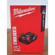 Milwaukee M18 Battery for 2.0Ah- Model M18B2