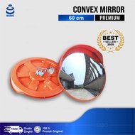 KACA CERMIN CEMBUNG SIMPANG JALAN TIKUNGAN CONVEX MIRROR 60 CM OUTDOOR INDOOR TERLARIS COD