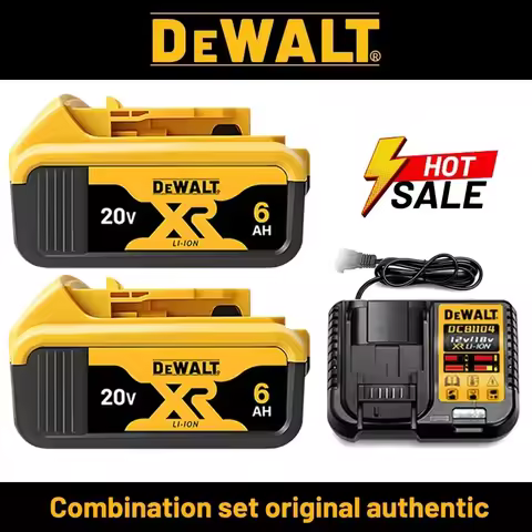 100% Genuine Dewalt 20V Battery,5AH 6AH Rechargeable Lithium Ion Battery, Dewalt DCB200 Power Tool R