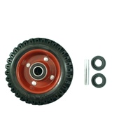 6" Inch Rubber Flower Trolley Wheels Wheel Only (Wheel Only)