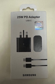 現貨 ✨ Samsung 25W charger and cable 三星25w充電頭連線  充電器  Samsung 25W Adapter (Super Fast Charging)  (USB 