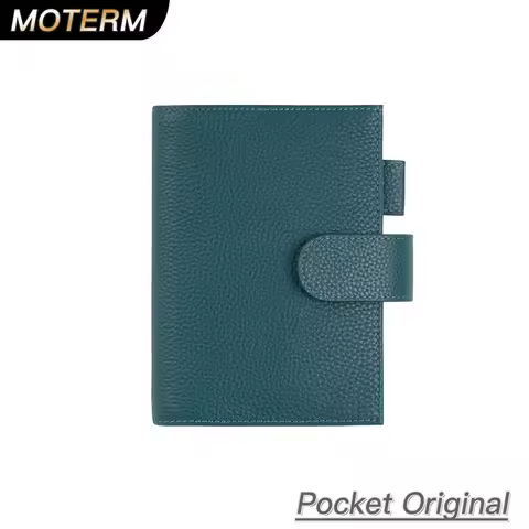 Moterm Original Planner Cover for Moleskine Pocket notebook (3.5 x 5.5") Pebbled Grain Cowhide Noteb