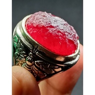 MERAH Red Cashew Agate Ring