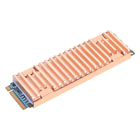 M.2 NGFF Solid State Hard Drive Heatsink Ultra Thin Pure Copper Radiator Cooler for M2 NVME NGFF 228
