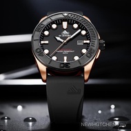 [Pre-10.10 Prestige Sale] D-ZINER Jam Tangan Lelaki Men's Rubber Quartz Watch DZ-9067