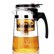 Ấm Pha Trà Thủy Tinh Heisou Có Lõi Lọc, Dung Tích 750ml, Chịu Nhiệt Tốt - Hàng Nhập Khẩu