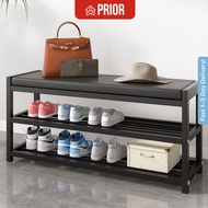 [SG Seller] Shoe Rack Bench Metal Storage Bench | Entryway Shoe Rack Organizer | Space Saving | SG S