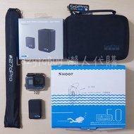 【二手】GoPro HERO5 原廠全配不拆售 27oPro 秀田蓮花魚眼潛水罩 Shoot 官方正品（內文有提供免運）