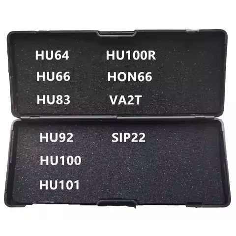 Lishi 2 In 1 2in1 Tool HU64 HU66 HU83 HU92 HU100 HU101 HU100R HON66 VA2T SIP22 Locksmith Tool for Ca