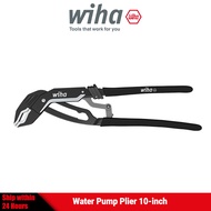One Set WIHA 45845 Water Pump Pliers, 10-Inch Adjustable Multifunctional Plier Tool, Non-Slip, 340g,