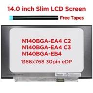 14.0" Laptop LCD Screen N140BGA-EA4 Rev.C2 NT140WHM-N34 B140XTN07.2 for HP 14-CF0006DX LED Display P