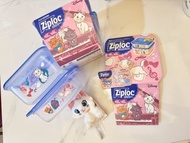 （限量）日本Ziploc Marie食物盒～Ziploc 富貴貓Marie 食物盒