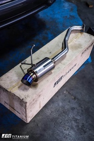 ท่อไอเสีย ชุดท่อตรงรุ่น Honda Jazz GK งานแท้ JTC TITANIUM