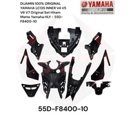 DIJAMIN 100% ORIGINAL YAMAHA LC135 INNER V4 V5 V6 V7 Original Set Hitam Matte Yamaha HLY - 55D-F8400