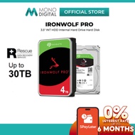 SEAGATE IRONWOLF PRO 3.5'' INT HDD NAS INTERNAL HARD DRIVE HDD 7200RPM HARD DISK HARDDISK - 4TB / 6T