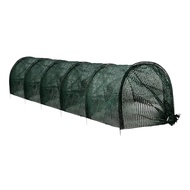 Collapsible Greenhouse Tunnel Green Mesh UV Protection Shade Net Cover Multi-functional Portable Gar
