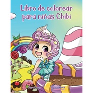 [sgstock] Libro de colorear para niñas Chibi: Libro de colorear de Anime para niños de 6-8, 9-12 año