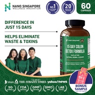 Detox [Ultimate 15 Days Colon Detox Enzyme] with Acai Berry Inulin - Max Detox