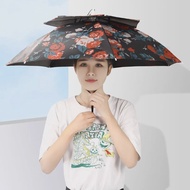 ม่านบังแดดร่มกันลมและกันน้ำสำหรับผู้หญิงหมวกกันฝนหมวกตกปลาหมวกพับได้ขนาดใหญ่หมวกไม้ไผ่