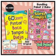 PAKET BUKU ANAK TK PAUD - 60 JAM PINTAR BACA DAN KOMPLIT CALISTUNG