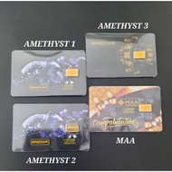 [FREEGIFT] GOLD BAR Amethyst / MAA 999.9 fine gold 1g