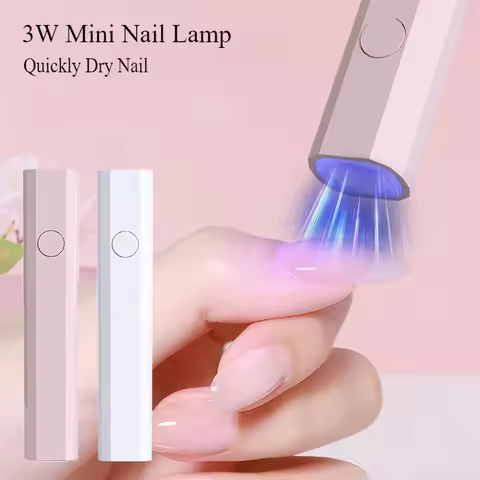 Handheld Nail Art Lamp Mini Nail Art Lamp USB Charging Fake Nail Drying Lamp Charging Single Finger 