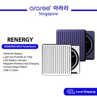 RENERGY Nemowa Mini 5000mAh Powerbank | Magnetic Charging | USB-C | LED Battery Indicator