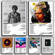 Pop Rapper Lil Tjay Central Cee Music Album Hamza Poster Gunna MF  222 Hip Hop Canvas Print Wall Art