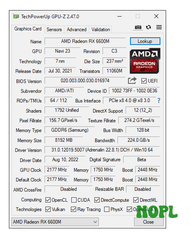 [NOPL] JIESHUO AMD RX 6600M 8GB การ์ดจอเกม GDDR6 GPU 128-Bit RX6600M 8G รองรับคอมพิวเตอร์เดสก์ท็อปวิ