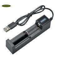 ⚡Battery Charger for 18650 26650 14500 16340 ABS Black