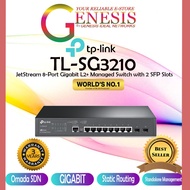 TP-LINK TL-SG3210 JetStream 8-Port Gigabit L2+ Managed Switch with 2 SFP Slots