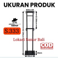 Tripod banner type upright can be two sides (only selling frame) iron material code:333