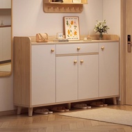 Solid Wood Shoe Cabinet Storage Cabinet Entryway Cabinet Integrated Shoe Rack Shoe Rack