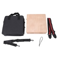 [2TPO] Hand Drum Cajon Portable Cajon Box Drum Percussion Instrument for Beginners and Adults