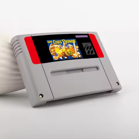 Lost Vikings 1 2 EUR PAL USA NTSC 16Bit Console Video Game Cartridge with Exciting Gameplay