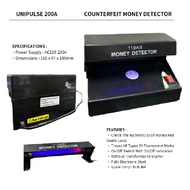 Counterfeit Money Detector/Bank Note Detector/UV Money Detector (118AB)- Easy To Use - Ready Stock