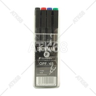 Spidol Permanen / Permanent Marker 4 Warna - Snowman OHP F