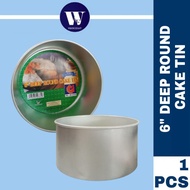 DEEP ROUND CAKE TIN 6" | LOYANG BULAT 6 INCI | 6 INCH ROUND MOULD
