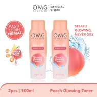 OMG Oh My Glow Peach Glowing Toner 100 ml - Toner OMG