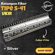 BATANGAN PIGURA TYPE S 41 PANJANG 1METER//LIS PLAVON// LIS PVC //LIS PROFIL