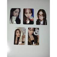 WTS PC PHOTOCARD OFFICIAL AESPA KARINA GISELLE WINTER