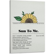 Zach Bryan Sun To Me Canvas Poster Bedroom Decoration Landscape Office Valentine's Birthday Gift Fra