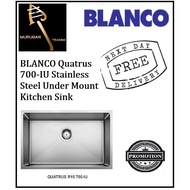 BLANCO Quatrus 700-IU Stainless Steel Under Mount Kitchen Sink | EXPRESS FREE DELIVERY