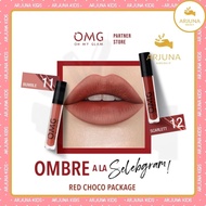 Arjuna OMG OH MY GLAM Matte Kiss Lip Cream Ombre / OMG Lipcream Ombre Package KT5