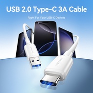 Vention USB 2.0 USB A To Type-C Cable 3A Fast Charging Data PVC Type Type-A Male to Type-C Male