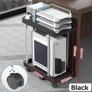 MITCH - 移動打印機電腦主機置物架（大號雅黑）