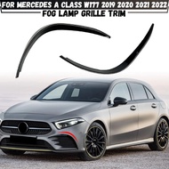 For Mercedes A Class W177 A180 A200 A220 A35 AMG 2019-2022 Front Bumper Side Air Vent Trim Fog Light
